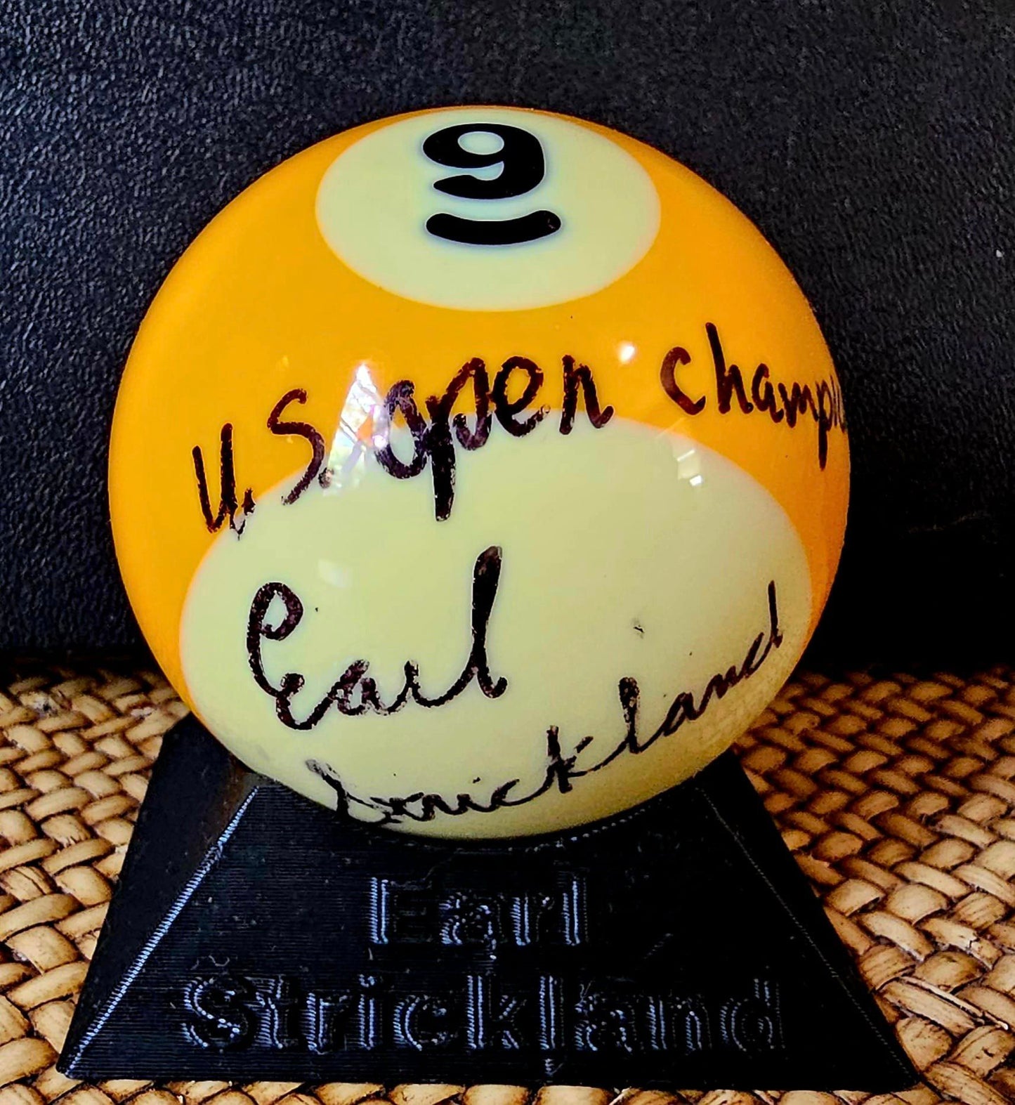 US OPEN Champion Autographed 9-Ball