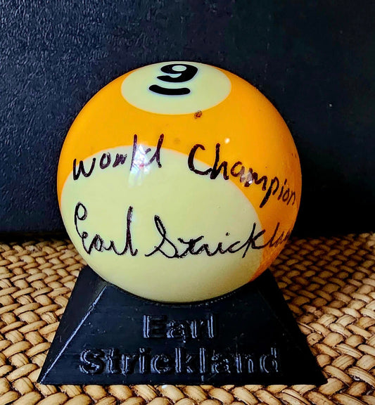 World Champion Autographed 9-Ball